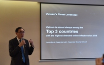 Việt Nam nằm trong top 3 quốc gia bị tấn công mạng nhiều nhất