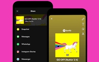 Spotify cho phép chia sẻ nhạc qua Snapchat