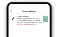 TikTok sẽ cho người dùng biết lý do video bị xóa