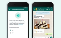 WhatsApp triển khai tính năng 'tin nhắn biến mất'