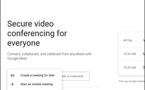 Google Meet bổ sung cách mới để tạo cuộc họp