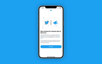 Twitter trên iOS nhắc người dùng cho phép theo dõi