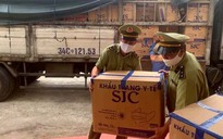 Hà Tĩnh bắt vụ vận chuyển 390.000 khẩu trang y tế không rõ nguồn gốc