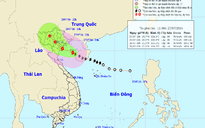 Bão số 1 mạnh lên và đang áp sát ven biển Quảng Ninh đến Ninh Bình