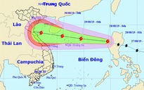 Dự báo thời tiết 28.8.2019: Bão Podul giật cấp 11 tiến vào Biển Đông