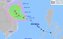 Áp thấp nhiệt đới gió giật cấp 8 ở Hoàng Sa sẽ mạnh thành bão số 7
