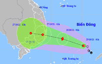 Áp thấp nhiệt đới sẽ gây mưa lớn từ Đà Nẵng đến Bình Thuận và Tây nguyên