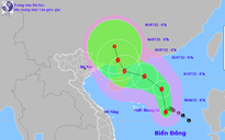 Áp thấp nhiệt đới đã mạnh lên thành bão số 1 trên Biển Đông