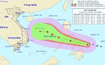 Bão Phanfone tối nay đi vào Biển Đông, 158 tàu đang trong vùng nguy hiểm