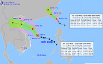 Áp thấp nhiệt đới ‘đôi’ trên Biển Đông có ảnh hưởng đất liền Việt Nam?