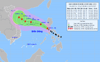 Bão Conson giật cấp 11 đang áp sát Biển Đông, biển động rất mạnh