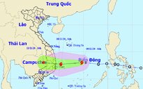 Dự báo thời tiết hôm nay 9.11.2020: Bão số 12 hướng vào Phú Yên đến Bình Thuận