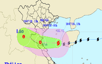 Tâm bão số 3 đang cách đất liền Thanh Hoá - Quảng Bình 170 km