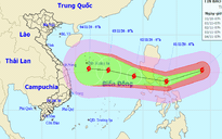 Siêu bão Goni với sức gió mạnh cấp 17 đang hướng về Biển Đông