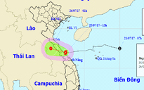 Bão số 4 giật cấp 9 - 10, áp sát ven biển từ Hà Tĩnh đến Quảng Trị