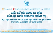 Dự thảo Báo cáo chính trị Đại hội Đại biểu toàn quốc Hội Sinh viên Việt Nam lần thứ X, nhiệm kỳ 2013 - 2018