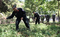 Cảnh sát cơ động trẻ hành quân 'Về nguồn' đất thép Quảng Trị