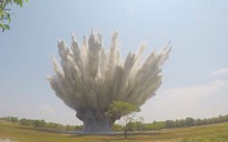 Hủy nổ quả bom nặng 340 kg phát hiện ở rừng tràm