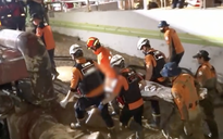 Thoát chết sau nhiều giờ kẹt trong hầm xe ngập nước giữa siêu bão Hàn Quốc
