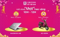 Lắc xì trúng xe Vespa và Macbook Air