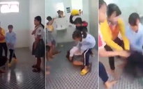 Clip nhóm nữ sinh đánh bạn trong nhà vệ sinh gây phẫn nộ