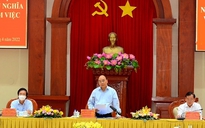 Chủ tịch nước Nguyễn Xuân Phúc làm việc với cán bộ chủ chốt tỉnh Tiền Giang