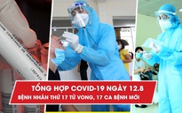 Tổng hợp tin Covid-19 ngày 12.8: Bệnh nhân thứ 17 tử vong, thêm 17 ca bệnh mới