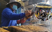 Tiệm cá lóc nướng huy động 30 người phục vụ, bán vèo 3.000 con trong buổi sáng vía thần tài