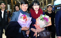Vợ chồng Lý Hải trở lại Hàn Quốc sau sự cố phiên dịch
