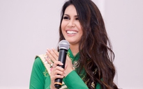 Hoa hậu Trái đất 2015 mặc áo dài dự ra mắt Hoa khôi Du lịch Việt Nam 2017