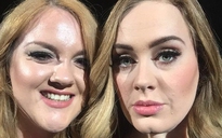Adele đụng mặt 'bản sao' trên sân khấu