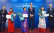 Vinh danh 3 nhà khoa học nữ trẻ xuất sắc của Việt Nam