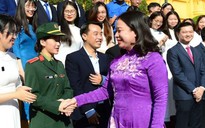 Anh Nguyễn Minh Triết cùng các nhà khoa học trẻ gặp mặt Phó chủ tịch nước