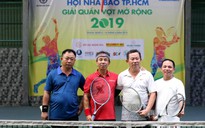 Nhiều cảm xúc đong đầy tại giải quần vợt Hội Nhà báo TP.HCM mở rộng 2019