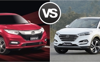 Honda HR-V so kè Hyundai Tucson: Lựa chọn khó