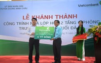 Khánh thành trường học 4 tỉ đồng tại Tây Ninh do Vietcombank tài trợ