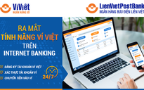 Ra mắt tính năng Ví Việt trên Internet Banking
