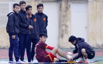 Tuyển thủ U.23 Việt Nam Trọng Đại không gặp chấn thương
