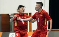 Tuyển futsal Việt Nam chuẩn bị cho giải tứ hùng Trung Quốc