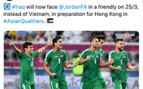 Tuyển Iraq nhất quyết hủy trận giao hữu với đội tuyển Việt Nam tại Gò Đậu