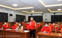 HLV U.23 Việt Nam Đinh Thế Nam: 'Mong cầu thủ nào cũng vào đại học như cầu thủ Nutifood'