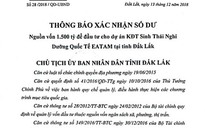 Giả mạo văn bản của chủ tịch tỉnh Đắk Lắk về dự án 1.500 tỉ đồng