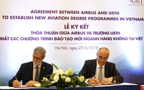 Airbus hỗ trợ ĐH Việt Pháp 2,5 triệu USD để xây dựng chương trình đào tạo