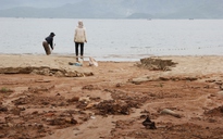 Bùn đất đỏ từ dự án 'bạt núi' Sơn Trà đổ xuống biển Tiên Sa