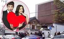 Fan bu đen xúm đỏ ngoài lễ cưới của Bi Rain và Kim Tae Hee