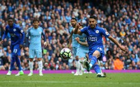 Tiền đạo Leicester giúp Man City có 3 điểm với pha đá hỏng phạt đền hy hữu