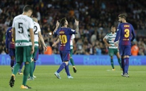 Barcelona tiếp tục bay cao trên đôi cánh của Messi