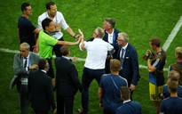 Ban huấn luyện Đức và Thụy Điển xô xát sau trận đấu