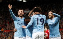 Hạ M.U trong trận derby, Man City tiến gần đến ngôi vô địch Premier League