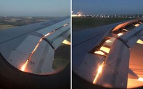 Rúng động thông tin máy bay chở tuyển Ả Rập Saudi bốc cháy